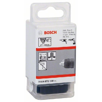 Schnellspannbohrfutter bis 10 mm, 1 bis 10 mm, 3/8" bis 24-Beschreibung lesen