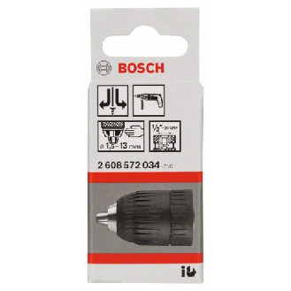 Schnellspannbohrfutter bis 13 mm, 2 bis 13 mm, 1/2" bis 20-Beschreibung lesen