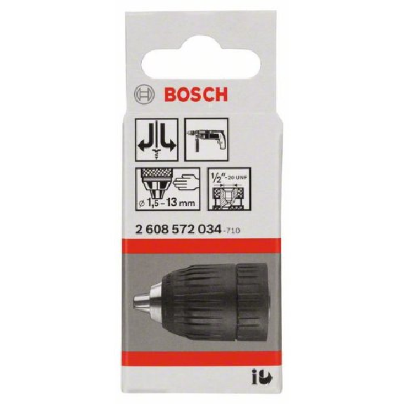 Schnellspannbohrfutter bis 13 mm, 2 bis 13 mm, 1/2" bis 20 Schnellspannbohrfutter bis 13 mm, 2 bis 13 mm, 1/2" bis 20-Beschreibung lesen
