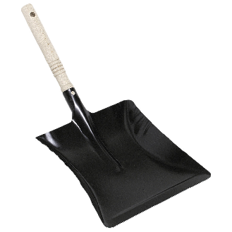 Kehrschaufel aus Metall, ohne Gummilippe, 44 x 22 cm-Beschreibung lesen