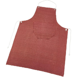 Craftland Segeltuchschürze, rot/braun-Beschreibung lesen
