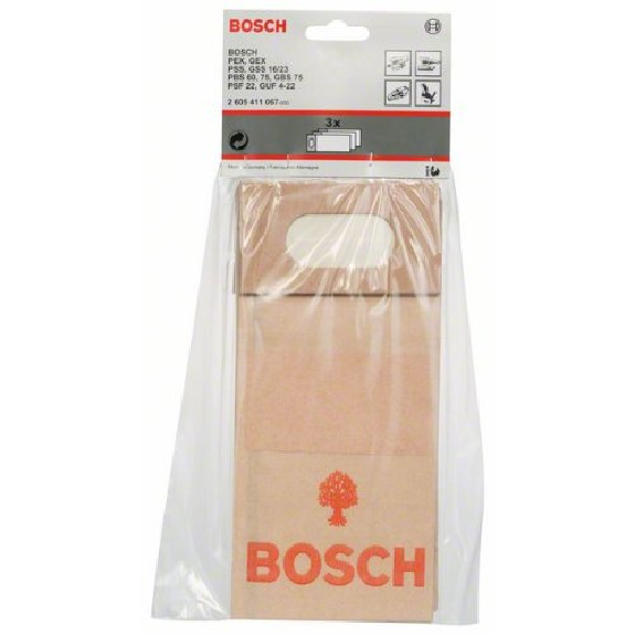 Staubbeutel für Band-, Exzenter-, Schwingschleifer, Universalfräse, 3er-Pack-Beschreibung lesen
