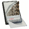 Metallbohrer-Set Robust Line HSS-Co, DIN 135, 135°, 10-teilig, 1 - 10 mm