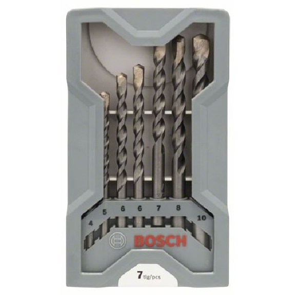 Betonbohrer CYL-3 Set, Silver Percussion, 7-teilig, 4, 5, 6, 6, 7, 8, 10 mm-Beschreibung lesen