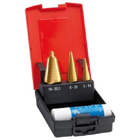 Blechschälbohrer Satz TiN 3-30,5mm-Beschreibung lesen
