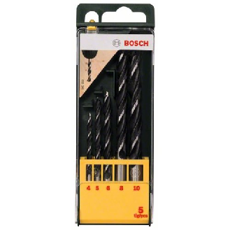 Holzbohrer-Set, 5-teilig, 4 - 10 mm-Beschreibung lesen