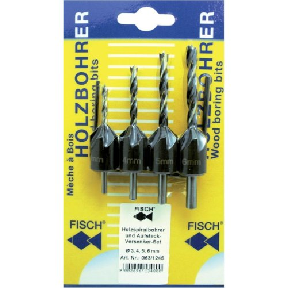 HolzSpiBo-/Versenker-Satz3-4-5-6mm auf Karte-Beschreibung lesen