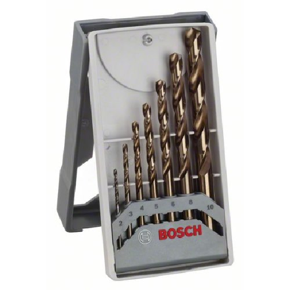 Metallbohrer-Set Mini X-Line HSS-Co, DIN 338, 135°, 7-teilig, 2 - 10 mm Metallbohrer-Set Mini X-Line HSS-Co, DIN 338, 135°, 7-teilig, 2 - 10 mm-Beschreibung lesen