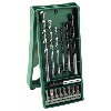 Mini-X-Line Mixed-Set, 15-teilig, 3 Stein-, 3 Holzbohrer, 8 Schrauberbits