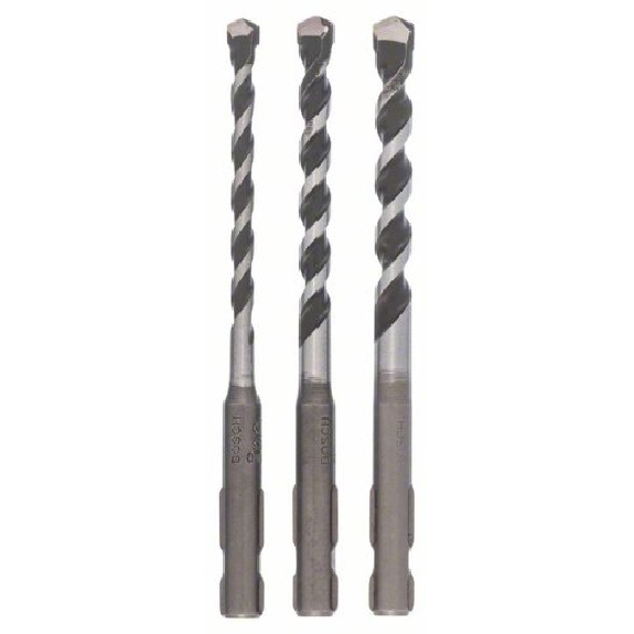 Jeu de forets multi-usages SDS-Quick, 3 pièces, 5,5 - 7 mm-Leggi tutto