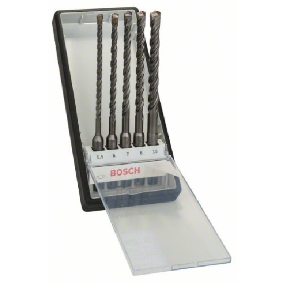 Hammerbohrer-Set Robust Line SDS-plus-5, 5-teilig, 5,5 - 10 mm-Beschreibung lesen