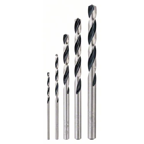 Metallspiralbohrer HSS-Set PointTeQ, DIN 338, 5-teilig-Beschreibung lesen