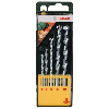 Steinbohrer-Set, 5-teilig, Durchmesser: 4 - 10 mm, HM-Steinbohrer