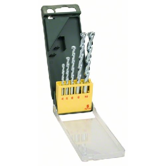 Steinbohrer-Set, 5-teilig, Durchmesser: 4 - 10 mm, HM-Steinbohrer-Beschreibung lesen