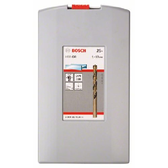 Metallbohrer-Set HSS-Co (Cobalt-Legierung), ProBox, 25-teilig, DIN 338, 1-13 mm-Beschreibung lesen