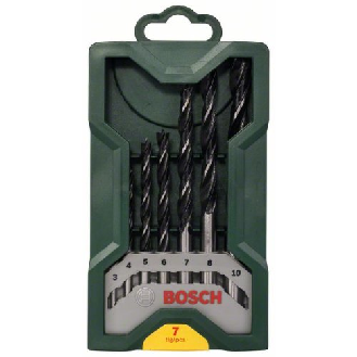 Mini-X-Line-Holzbohrer-Set, 7-teilig-Beschreibung lesen