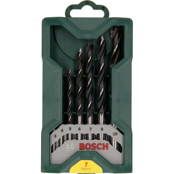 Mini-X-Line-Holzbohrer-Set, 7-teilig-Beschreibung lesen