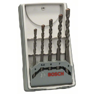 Betonbohrer CYL-3 Set, Silver Percussion, 5-teilig, 5 - 8 mm-Beschreibung lesen