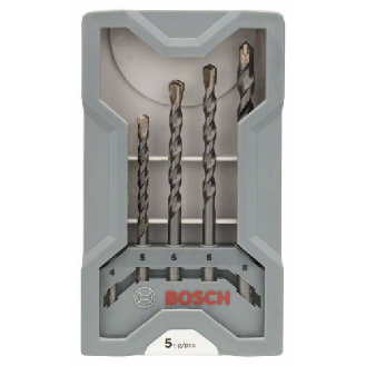 Betonbohrer CYL-3 Set, Silver Percussion, 5-teilig, 4 - 8 mm-Beschreibung lesen