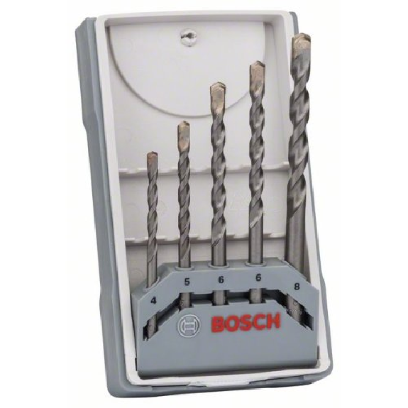 Betonbohrer CYL-3 Set, Silver Percussion, 5-teilig, 4 - 8 mm-Beschreibung lesen