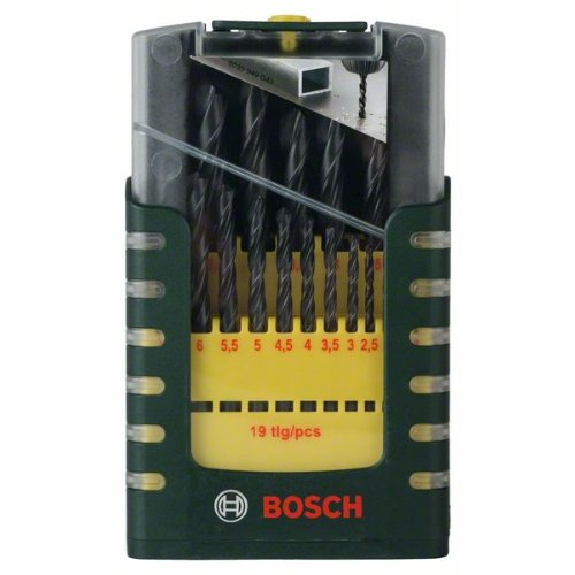 Metallbohrer-Set HSS-R, 19-teilig, 1 - 10 mm, Gripbox-Beschreibung lesen
