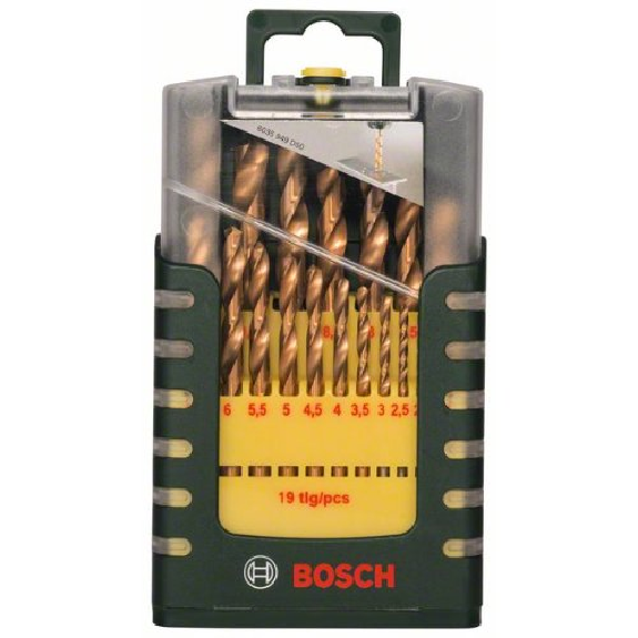 Metallbohrer-Set HSS-TiN, 19-teilig, 1 -10 mm, Gripbox-Beschreibung lesen