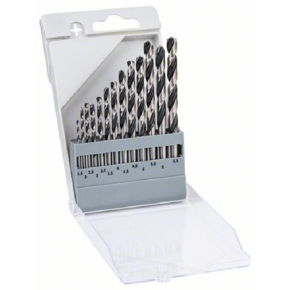 Metallspiralbohrer HSS-Set PointTeQ, DIN 338, 13-teilig-Beschreibung lesen
