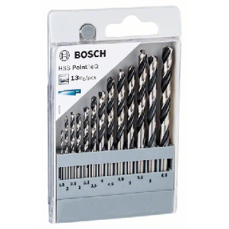 Metallspiralbohrer HSS-Set PointTeQ, DIN 338, 13-teilig-Beschreibung lesen