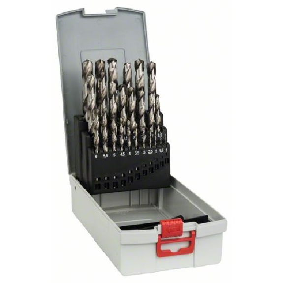 Metallbohrer-Set HSS-G, ProBox, 25-teilig, DIN 338, 135° 1-13 mm-Beschreibung lesen