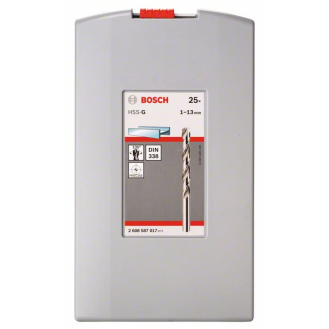 Metallbohrer-Set HSS-G, ProBox, 25-teilig, DIN 338, 135° 1-13 mm-Beschreibung lesen