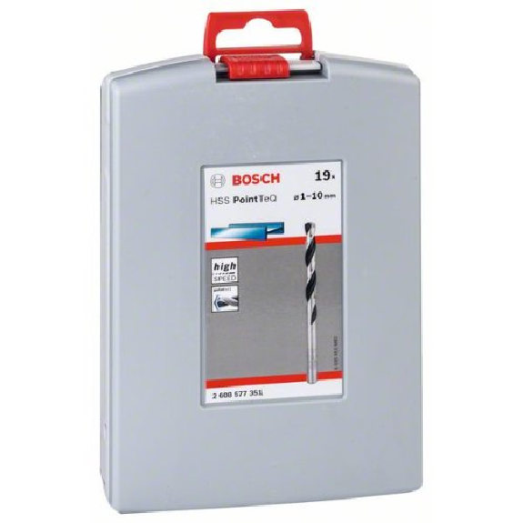 Metallspiralbohrer HSS-Set PointTeQ, DIN 338, 19-teilige ProBox-Beschreibung lesen