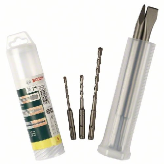 Meißel- und Hammerbohrer-Set, SDS-plus, 5-teilig, 5 - 8-Beschreibung lesen