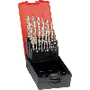 Spiralbohrer-Satz DIN 338 VA HSSE 1-13,0mm geschliffen Spiralbohrer-Satz DIN 338 VA HSSE 1-13,0mm geschliffen