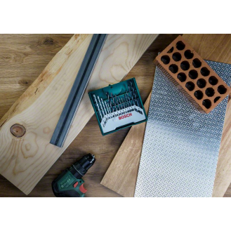 Mini-X-Line Mixed-Set, 15-teilig, 5 Stein-, 5 Metall-, 5 Holzbohrer-Beschreibung lesen