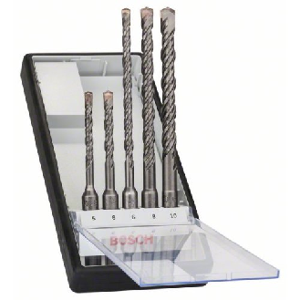 Hammerbohrer-Set Robust Line SDS-plus-5, 5-teilig, 5 - 10 mm-Beschreibung lesen