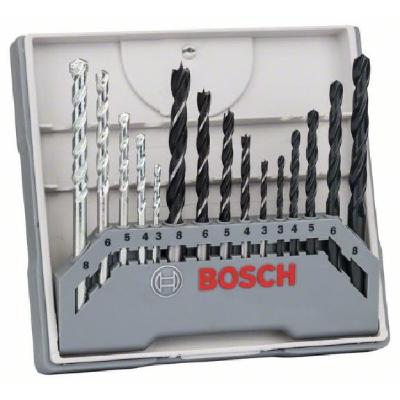 Bohrer-Set, gemischt, 15-teilig, 3 - 8 mm, 3 - 8 mm, 3 - 8 mm Bohrer-Set, gemischt, 15-teilig, 3 - 8 mm, 3 - 8 mm, 3 - 8 mm-Beschreibung lesen