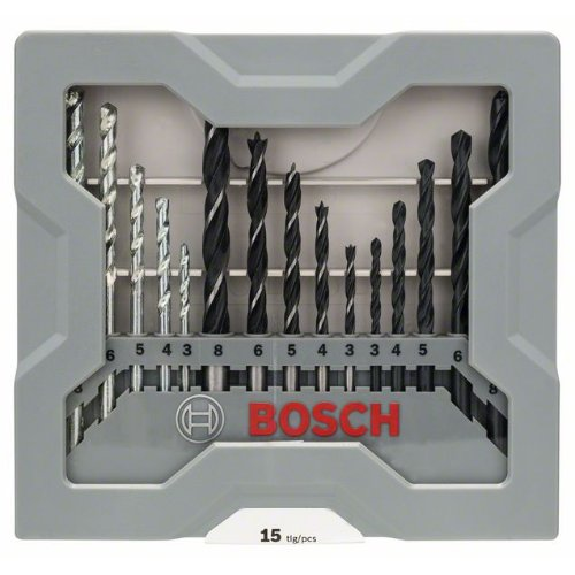 Bohrer-Set, gemischt, 15-teilig, 3 - 8 mm, 3 - 8 mm, 3 - 8 mm Bohrer-Set, gemischt, 15-teilig, 3 - 8 mm, 3 - 8 mm, 3 - 8 mm-Beschreibung lesen