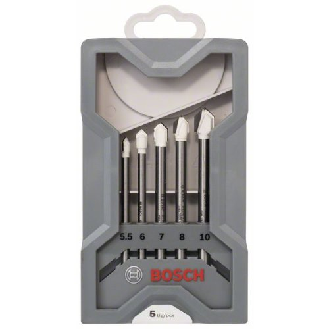 Fliesenbohrer-Set CYL-9 Ceramic, 5-teilig, 5,5 - 10 mm-Beschreibung lesen