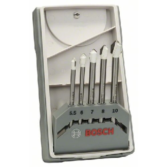 Fliesenbohrer-Set CYL-9 Ceramic, 5-teilig, 5,5 - 10 mm-Beschreibung lesen