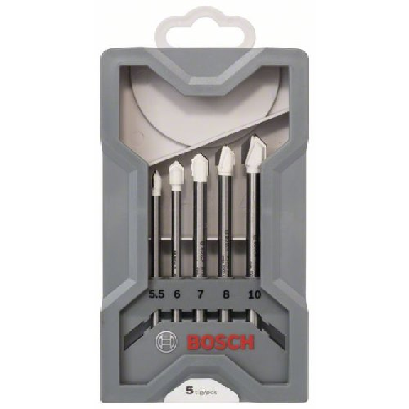 Fliesenbohrer-Set CYL-9 Ceramic, 5-teilig, 5,5 - 10 mm-Beschreibung lesen