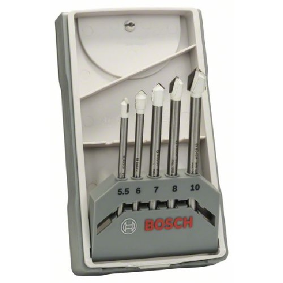 Fliesenbohrer-Set CYL-9 Ceramic, 5-teilig, 5,5 - 10 mm-Beschreibung lesen