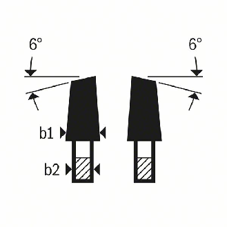 Vorritzblatt konisch, Best for Laminated Panel, 120 x 20 x 2,2 mm, 24-Beschreibung lesen