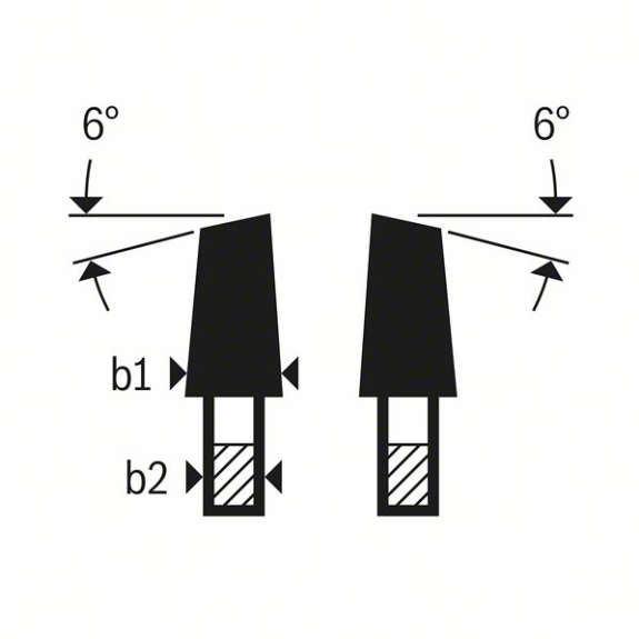 Vorritzblatt konisch, Best for Laminated Panel, 120 x 20 x 2,2 mm, 24-Beschreibung lesen