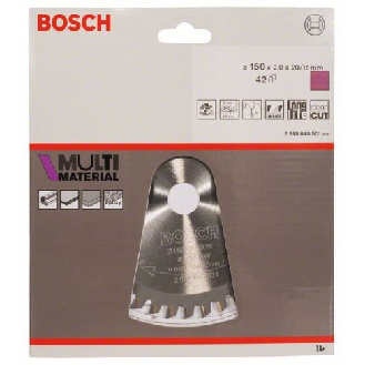 Kreissägeblatt Multi Material, 150 x 20/16 x 2 mm, 42-Beschreibung lesen