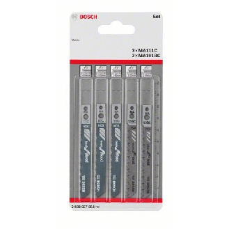 Stichsägeblatt-Set Wood, 5-teilig, Makita-Schaft-Beschreibung lesen
