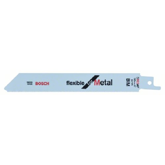 Säbelsägeblatt S 922 AF, Flexible for Metal, 2er-Pack Säbelsägeblatt S 922 AF, Flexible for Metal, 2er-Pack-Beschreibung lesen