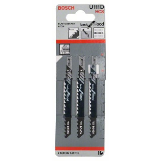 Stichsägeblatt U 111 D Basic for Wood, 3er-Pack-Beschreibung lesen