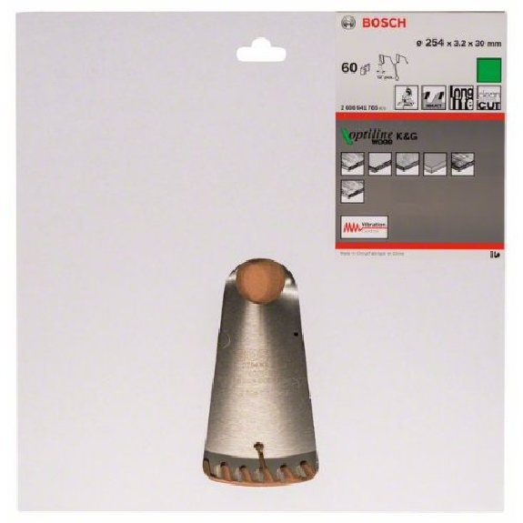 Kreissägeblatt Optiline Wood für Kapp- und Gehrungssägen, 254 x 30 x 3,2 mm, 60 Kreissägeblatt Optiline Wood für Kapp- und Gehrungssägen, 254 x 30 x 3,2 mm, 60-Beschreibung lesen