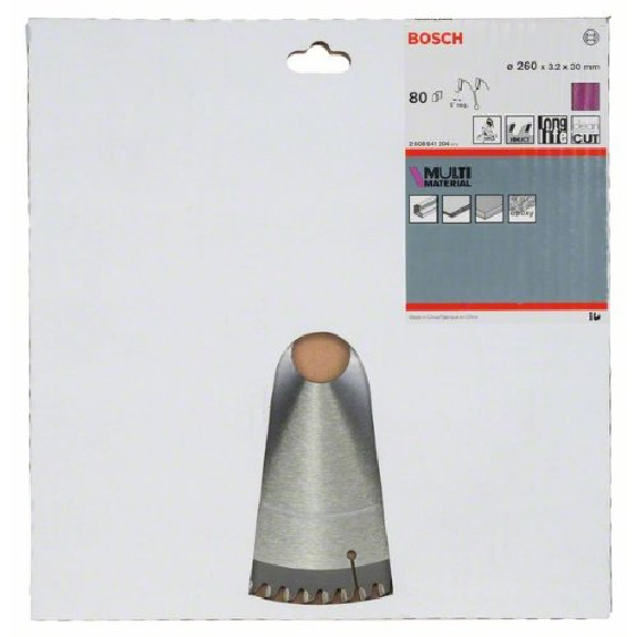 Kreissägeblatt Multi Material, 260 x 30 x 3,2 mm, 80-Beschreibung lesen