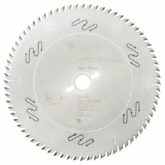 Kreissägeblatt Top Precision Best for Wood, 300 x 30 x 3,2 mm, 72-Beschreibung lesen